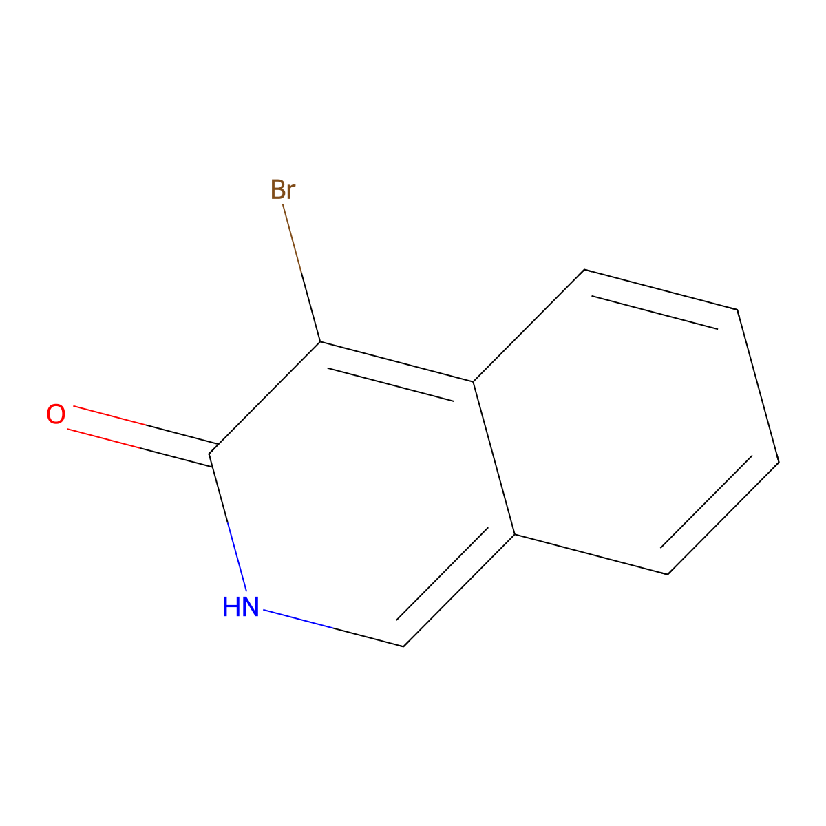 4-Bromoisoquinolin-3-ol molecular structure, CAS 36963-50-5