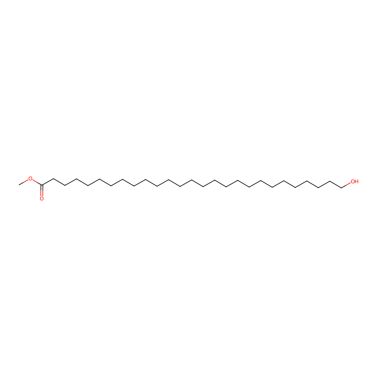 Methyl 27-hydroxyheptacosanoate molecular structure, CAS 369635-50-7