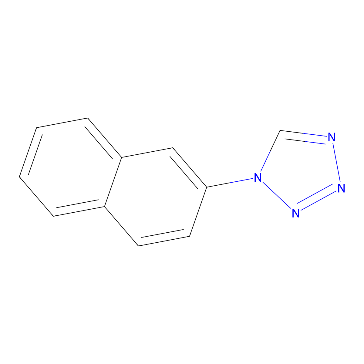 1-(2-Naphthyl)-1H-tetrazole molecular structure, CAS 369636-71-5