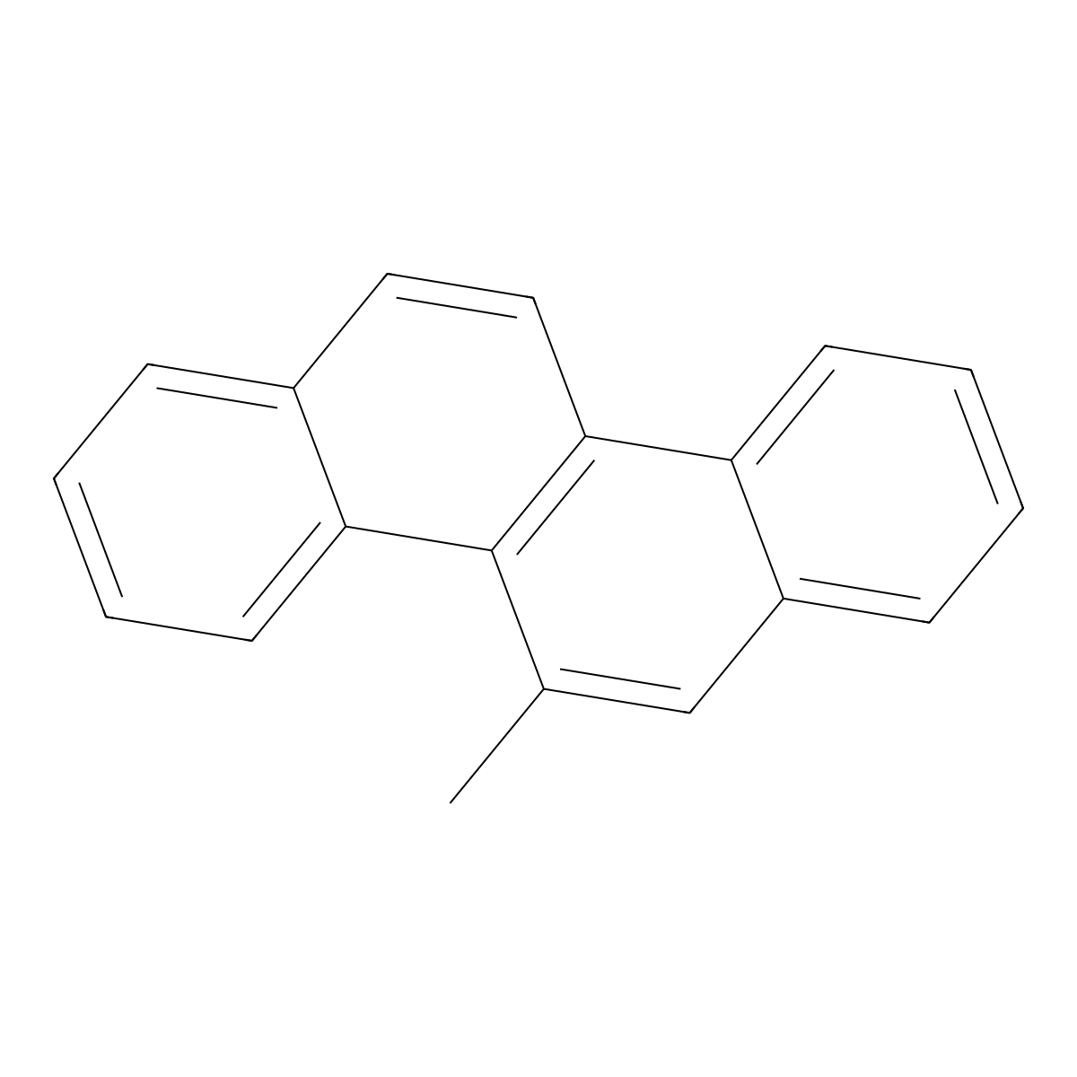 5-Methylchrysene molecular structure, CAS 3697-24-3