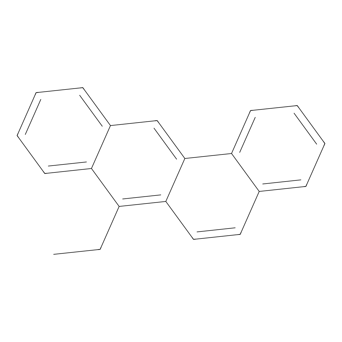 7-Ethylbenz(a)anthracene molecular structure, CAS 3697-30-1
