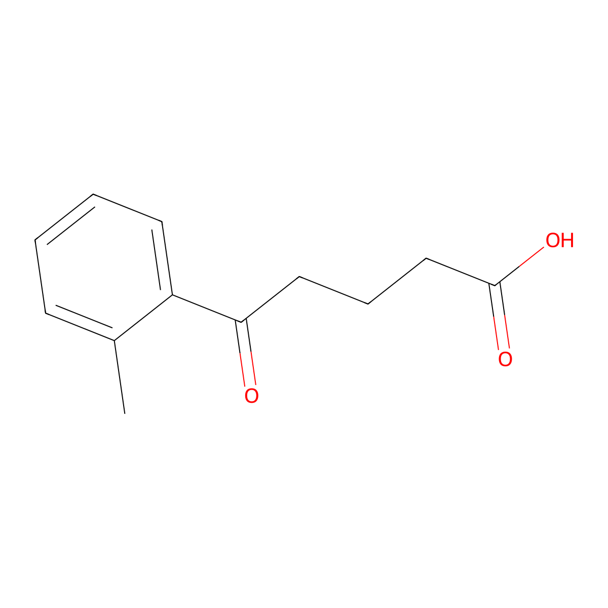 5-(2-Methylphenyl)-5-oxovaleric acid molecular structure, CAS 36978-50-4