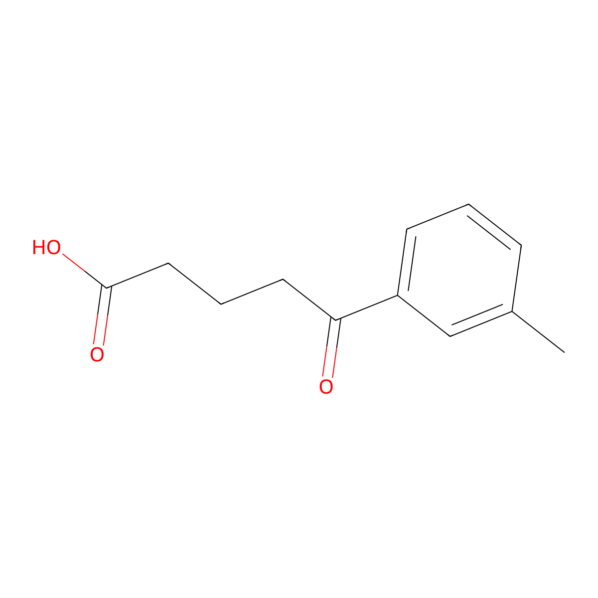 5-(3-Methylphenyl)-5-oxovaleric acid molecular structure, CAS 36978-51-5