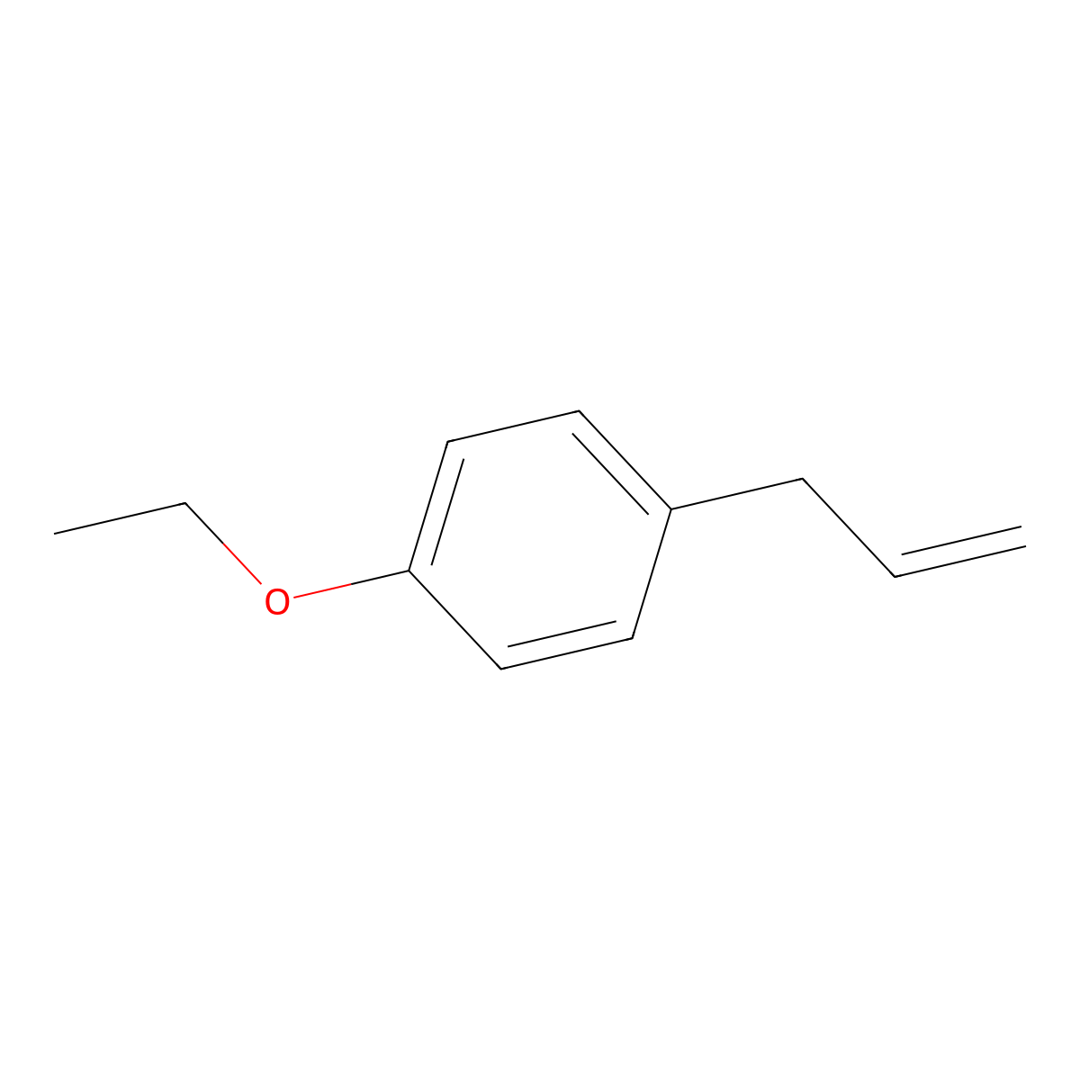 3-(4-Ethoxyphenyl)-1-propene molecular structure, CAS 3698-32-6