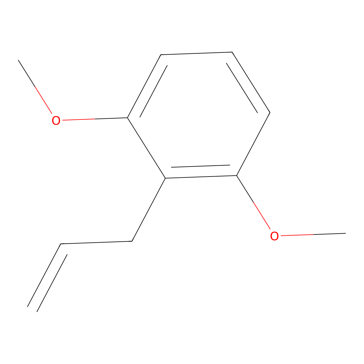3-(2,6-Dimethoxyphenyl)-1-propene molecular structure, CAS 3698-35-9
