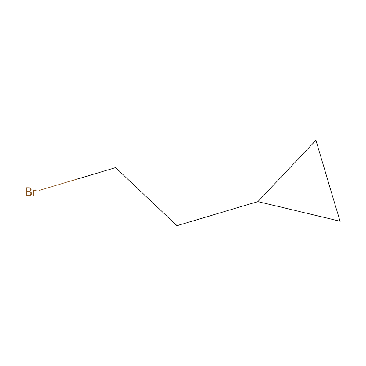 (2-Bromoethyl)cyclopropane molecular structure, CAS 36982-56-6