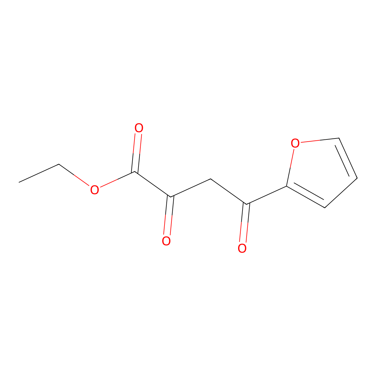 Ethyl 4-(furan-2-yl)-2,4-dioxobutanoate molecular structure, CAS 36983-35-4