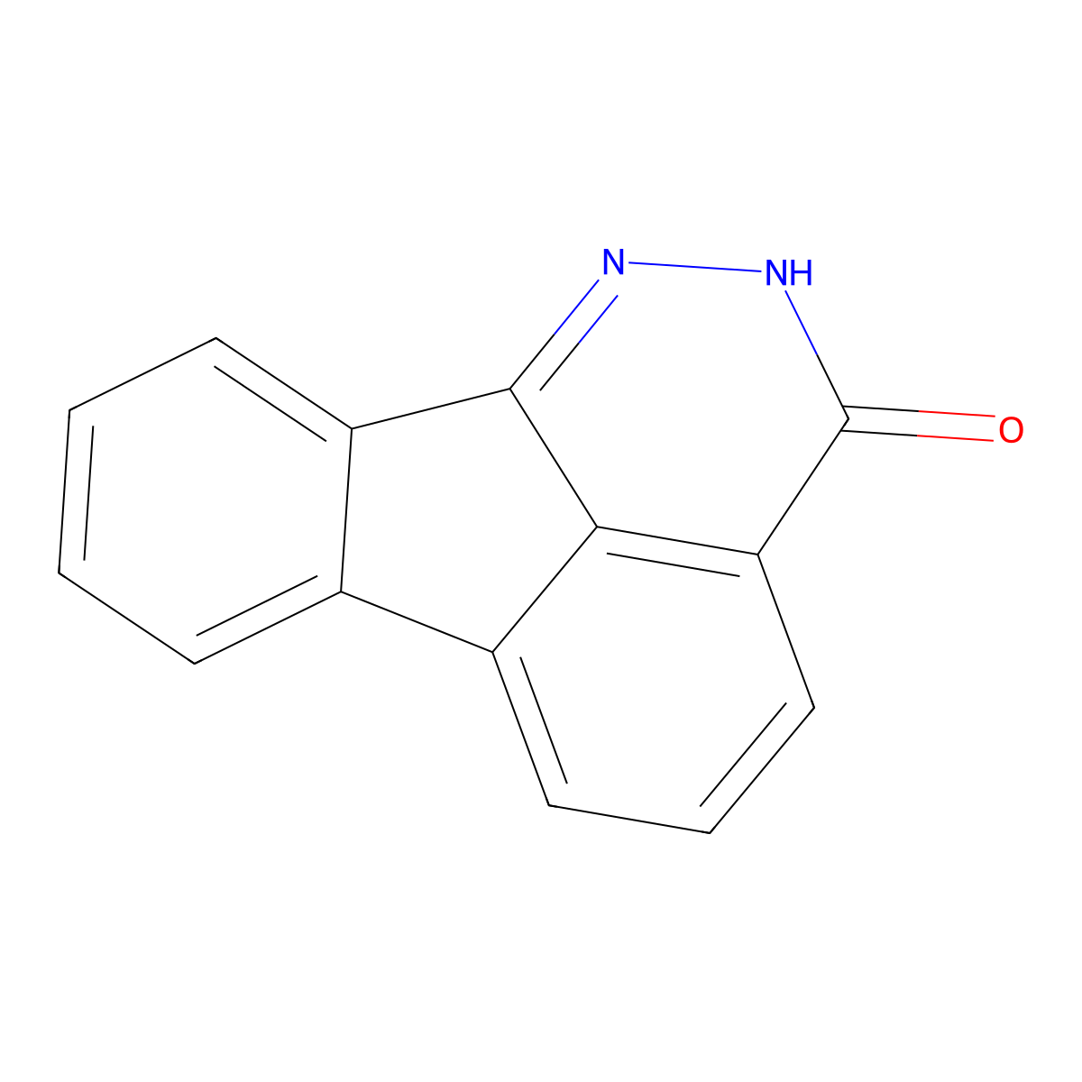 indeno[1,2,3-de]phthalazin-3(2H)-one molecular structure, CAS 36999-81-2