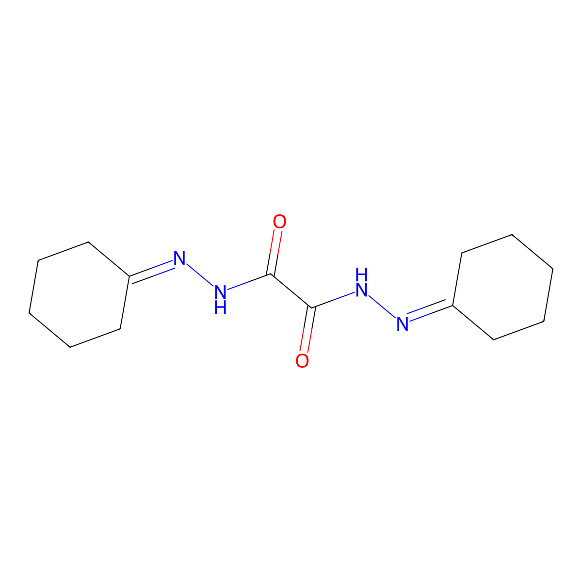 Cuprizone molecular structure, CAS 370-81-0