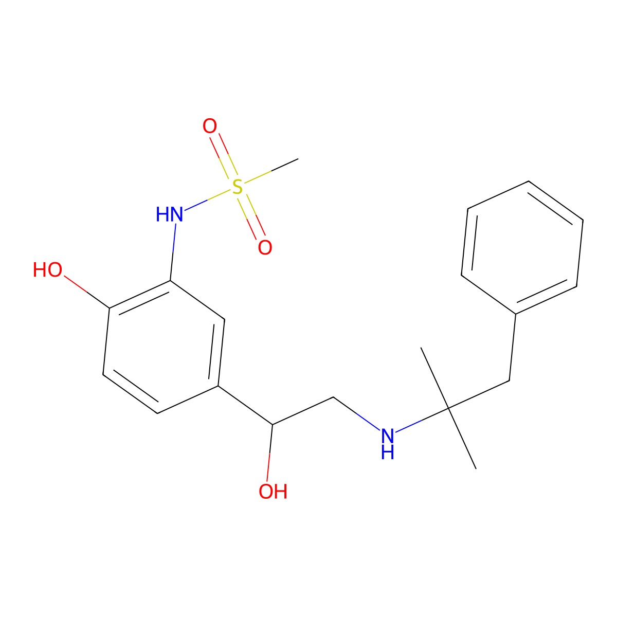 Zinterol molecular structure, CAS 37000-20-7
