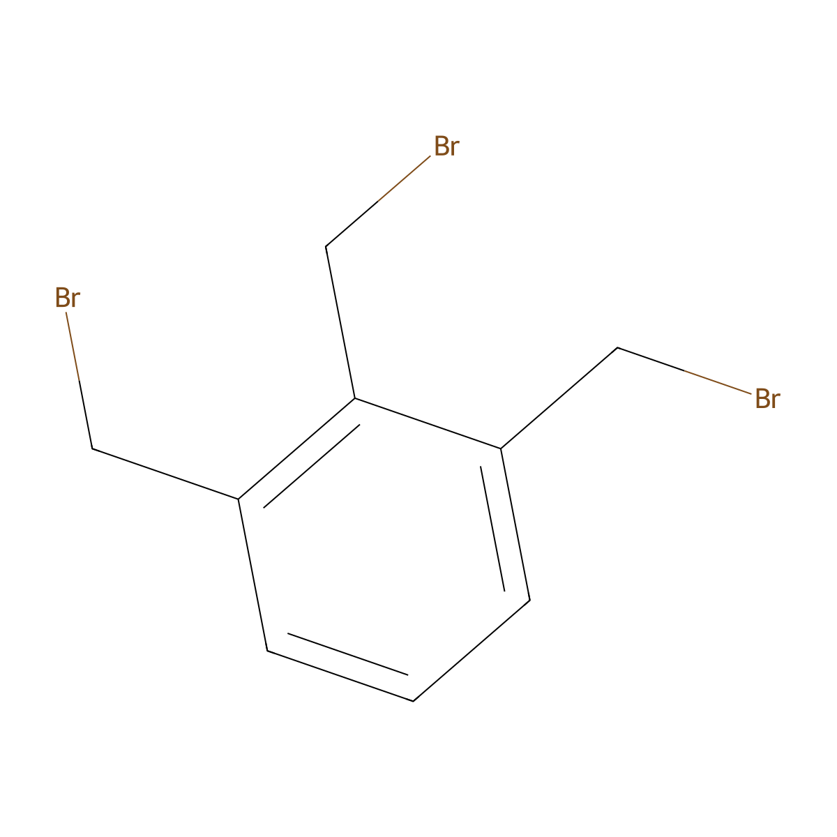 1,2,3-Tris(bromomethyl)benzene molecular structure, CAS 370069-67-3