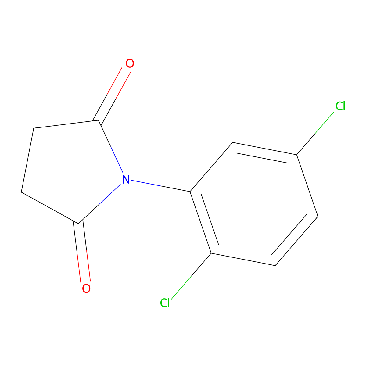 1-(2,5-Dichlorophenyl)pyrrolidine-2,5-dione molecular structure, CAS 37010-38-1