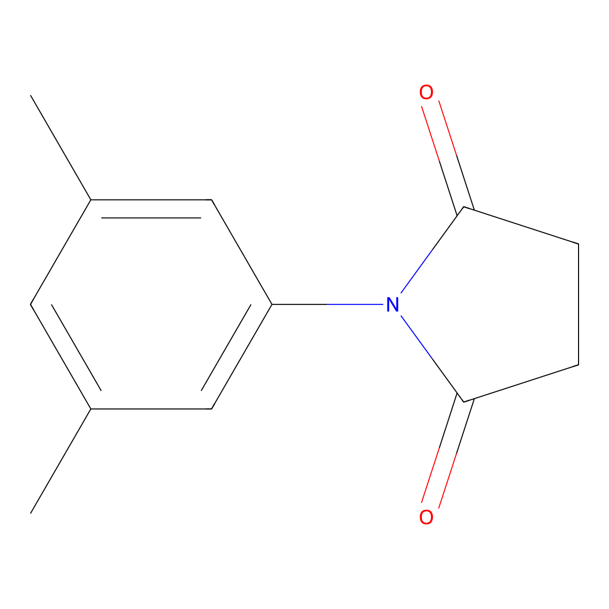 1-(3,5-Dimethylphenyl)pyrrolidine-2,5-dione molecular structure, CAS 37010-48-3