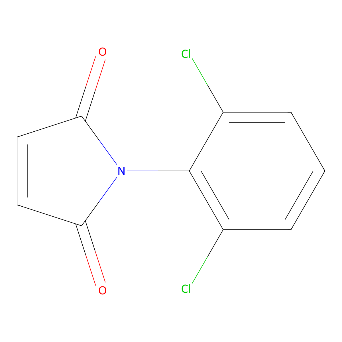 Pyrrole-2,5-dione, 1-(2,6-dichlorophenyl)- molecular structure, CAS 37010-56-3