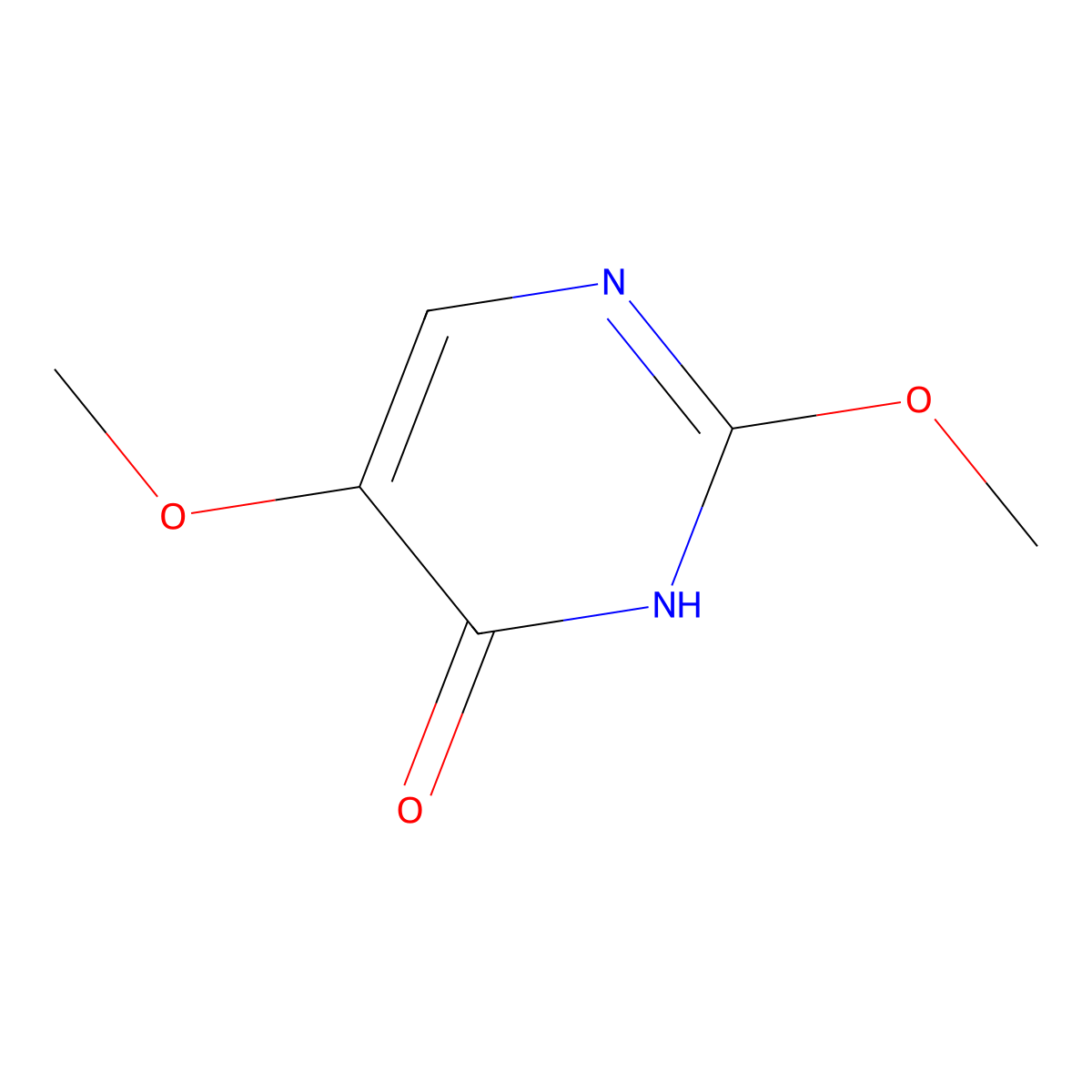 2,5-Dimethoxypyrimidin-4(3H)-one molecular structure, CAS 370103-23-4