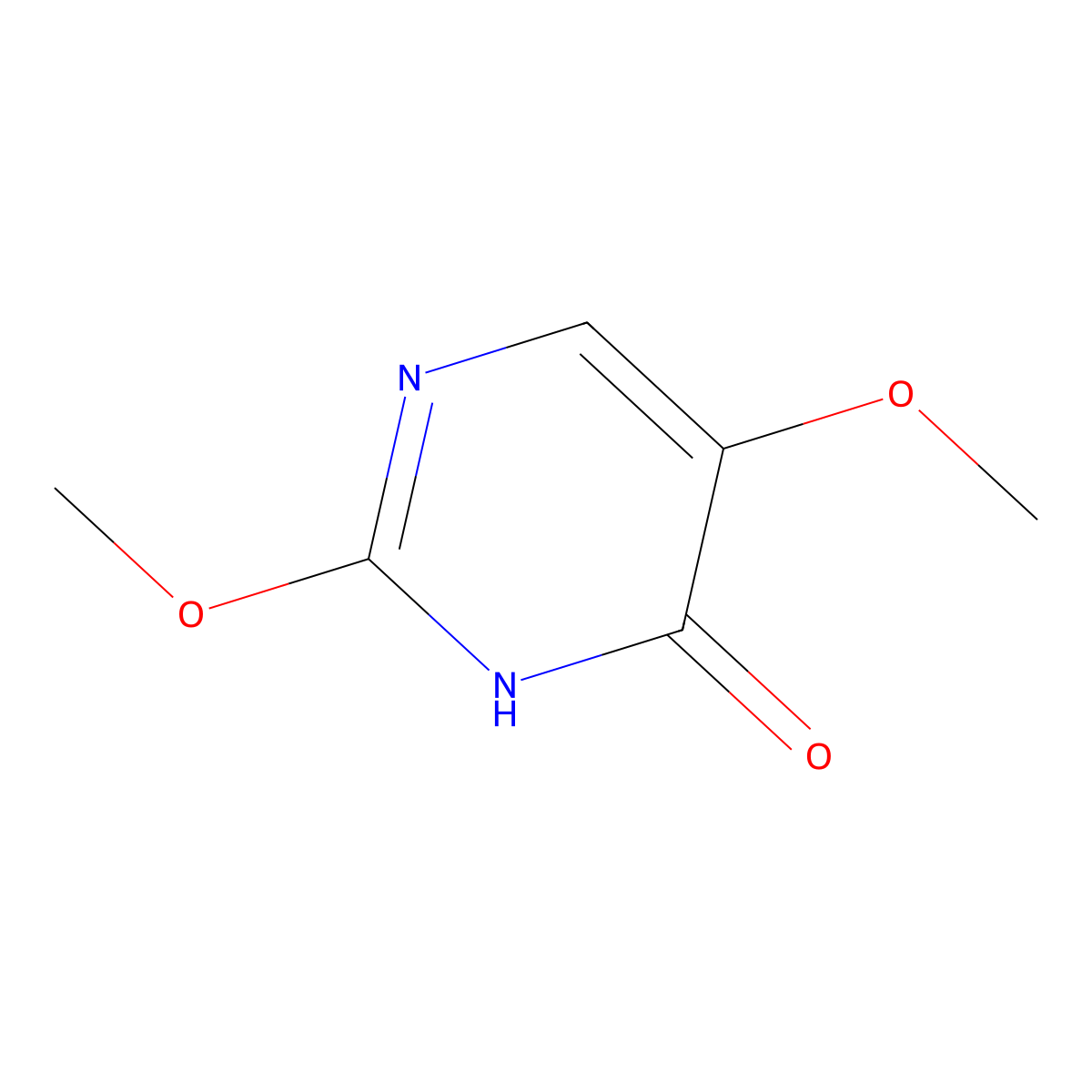 2,5-Dimethoxypyrimidin-4(3H)-one molecular structure, CAS 370103-23-4
