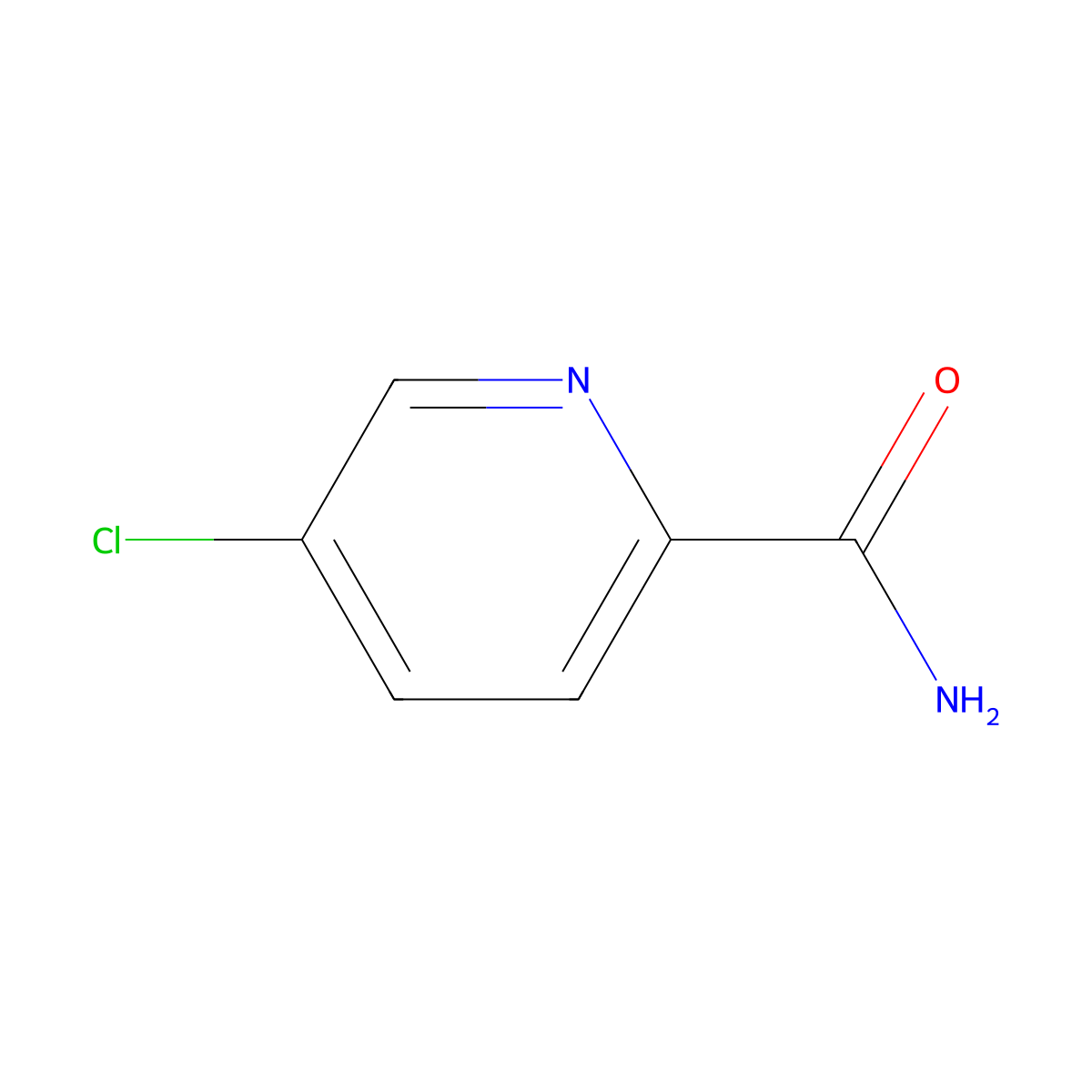 5-Chloropyridine-2-carboxamide molecular structure, CAS 370104-72-6