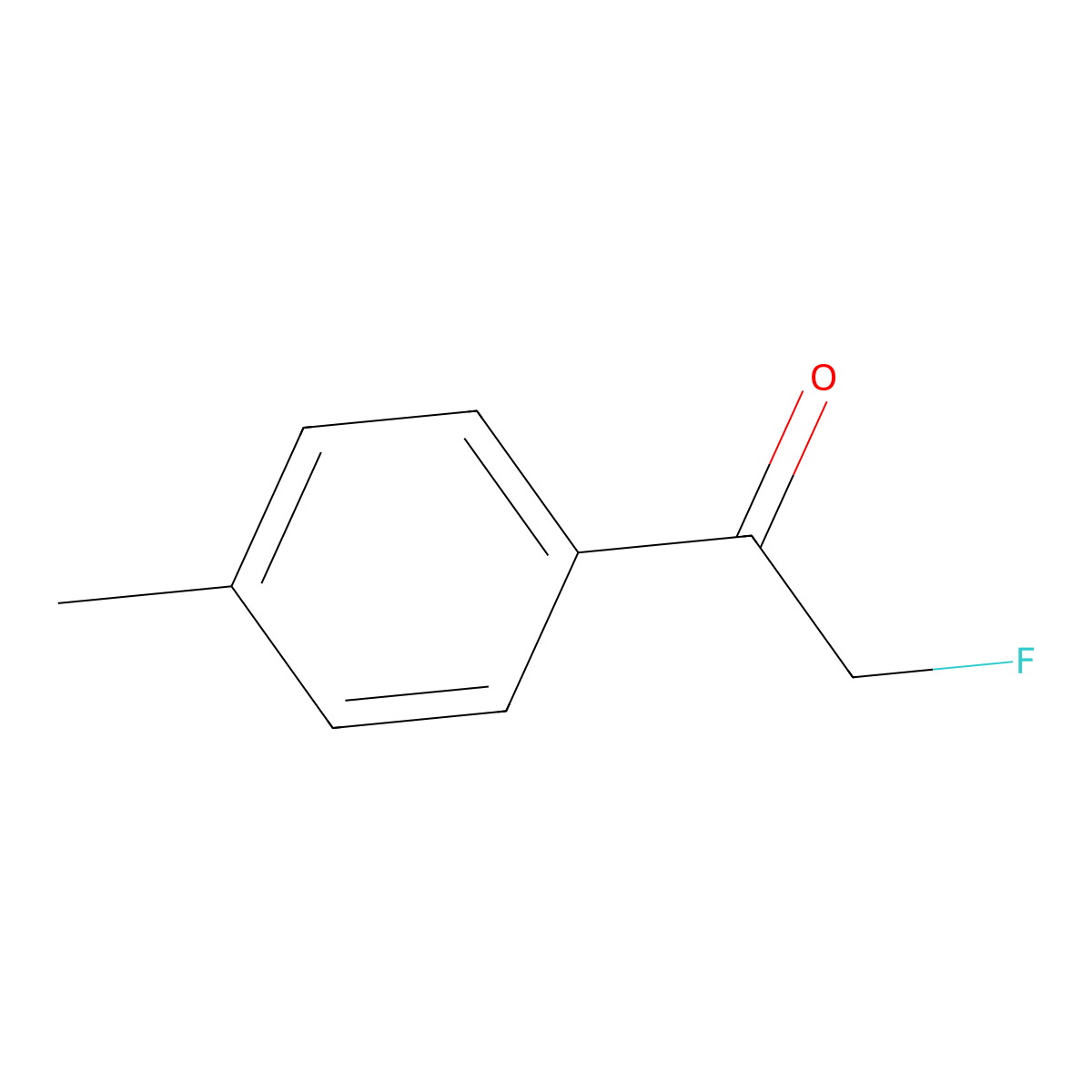 2-Fluoro-1-(p-tolyl)ethanone molecular structure, CAS 37032-34-1