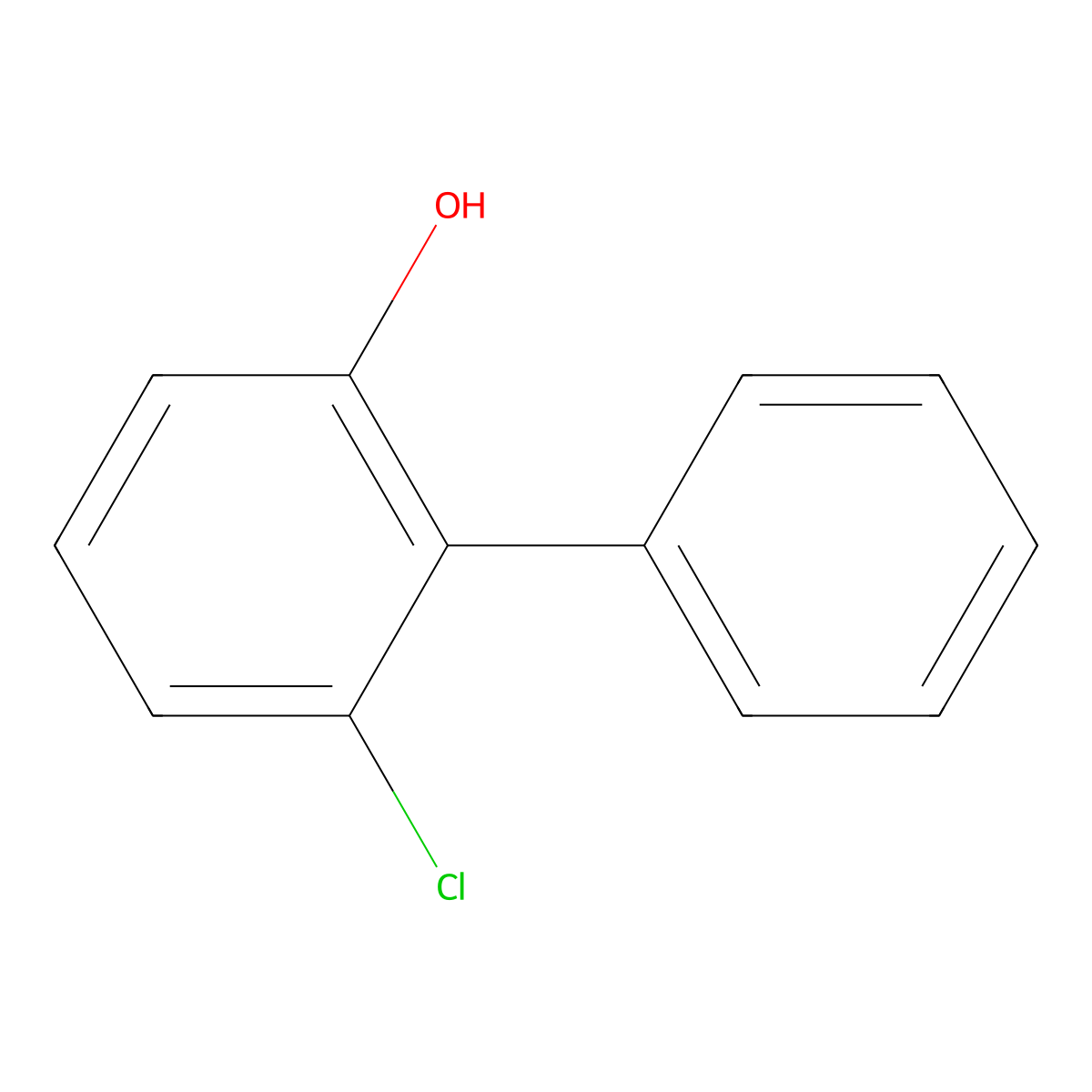 3-Chloro-2-phenylphenol molecular structure, CAS 37038-70-3