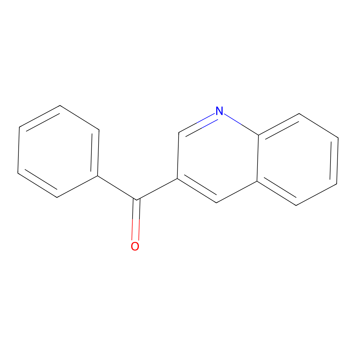 3-Benzoylquinoline molecular structure, CAS 37045-14-0