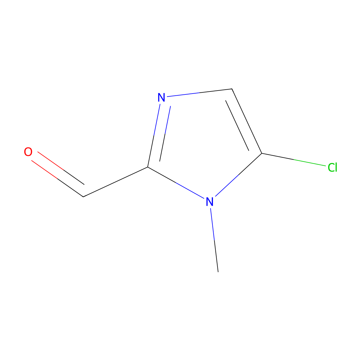 5-Chloro-1-methyl-1H-imidazole-2-carbaldehyde molecular structure, CAS 37050-18-3