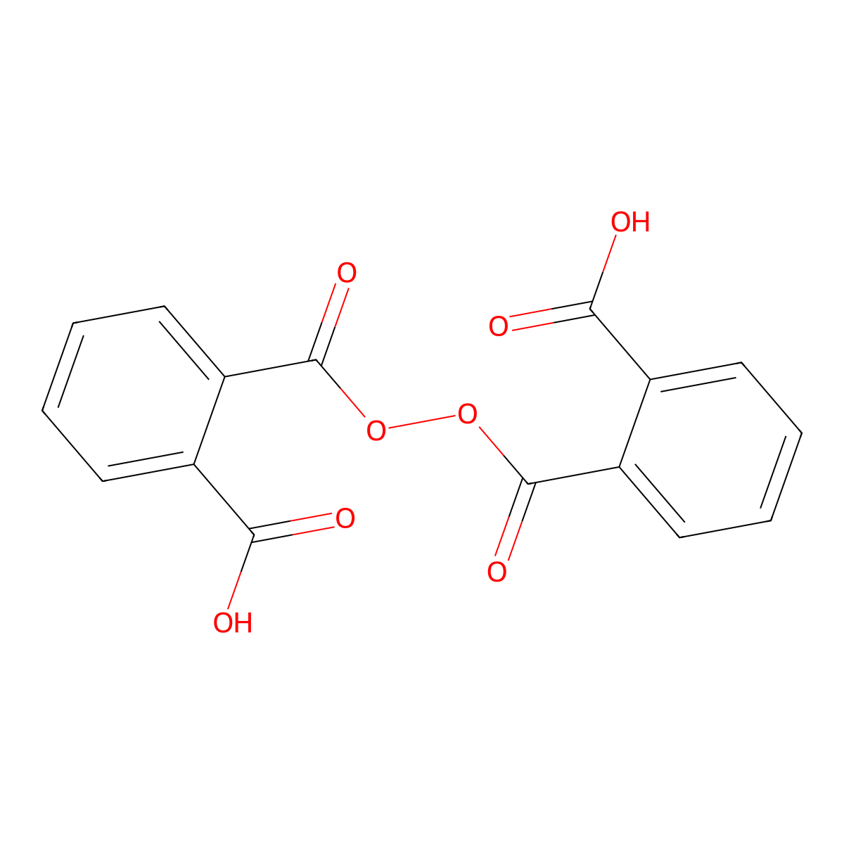 Benzoic acid, 2,2'-(dioxydicarbonyl)bis- molecular structure, CAS 37051-42-6