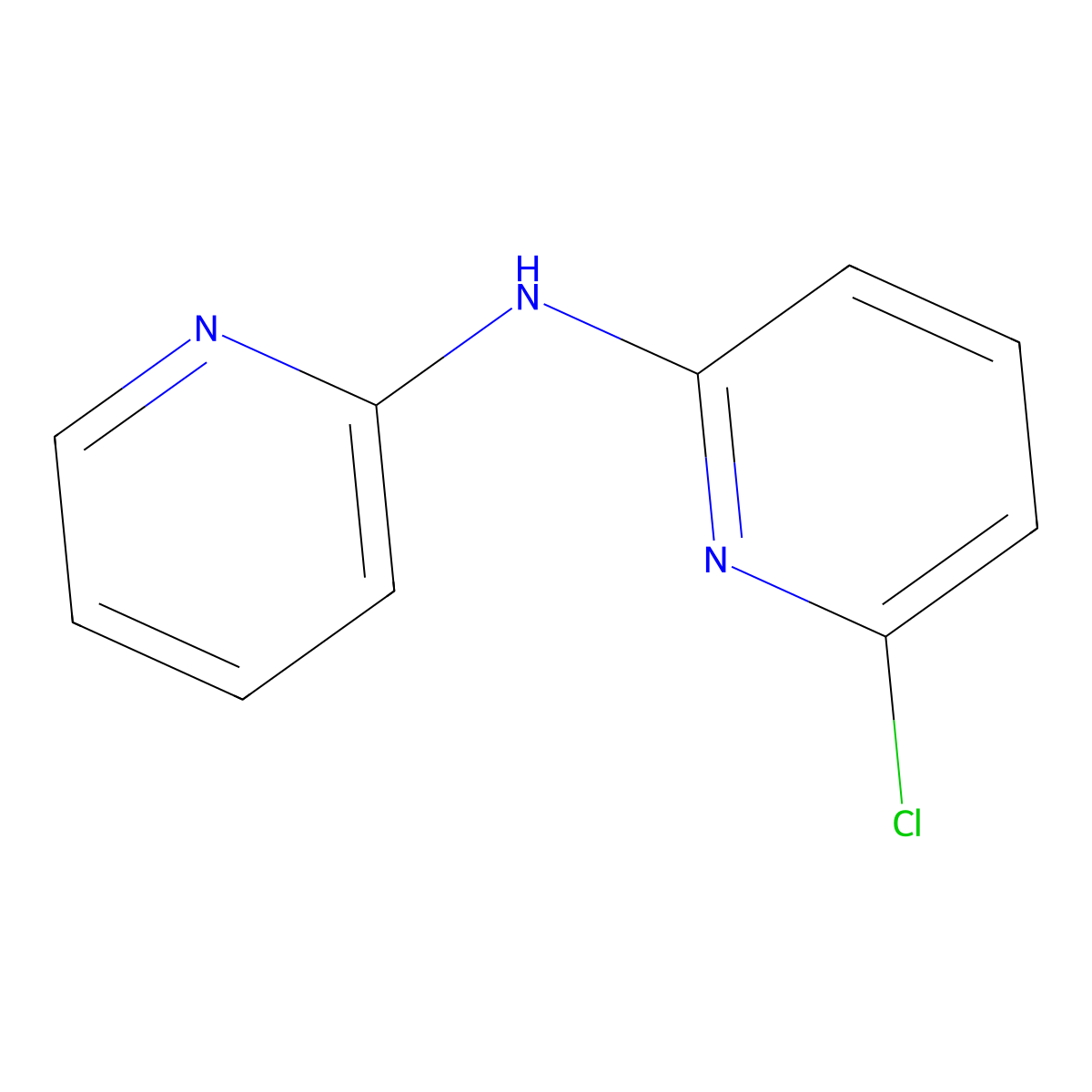 6-Chloro-N-(pyridin-2-YL)pyridin-2-amine molecular structure, CAS 370571-21-4