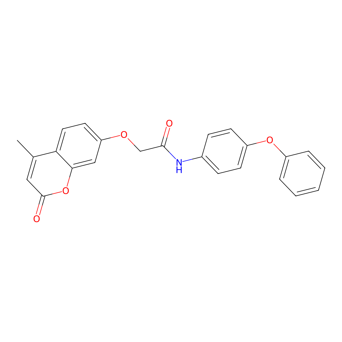 2-(4-methyl-2-oxochromen-7-yl)oxy-N-(4-phenoxyphenyl)acetamide molecular structure, CAS 370575-22-7