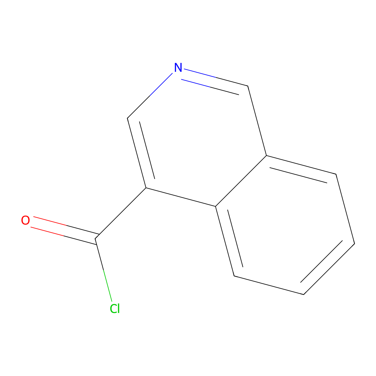 4-Isoquinolinecarbonyl chloride molecular structure, CAS 370580-85-1