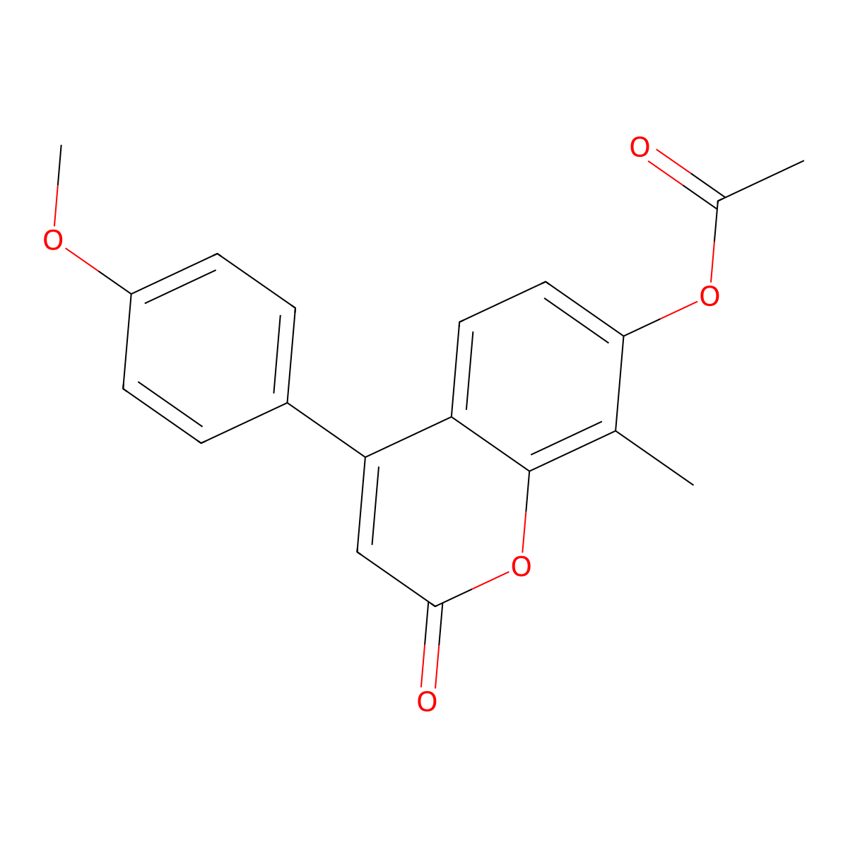 4-(4-methoxyphenyl)-8-methyl-2-oxo-2H-chromen-7-yl acetate molecular structure, CAS 370582-69-7