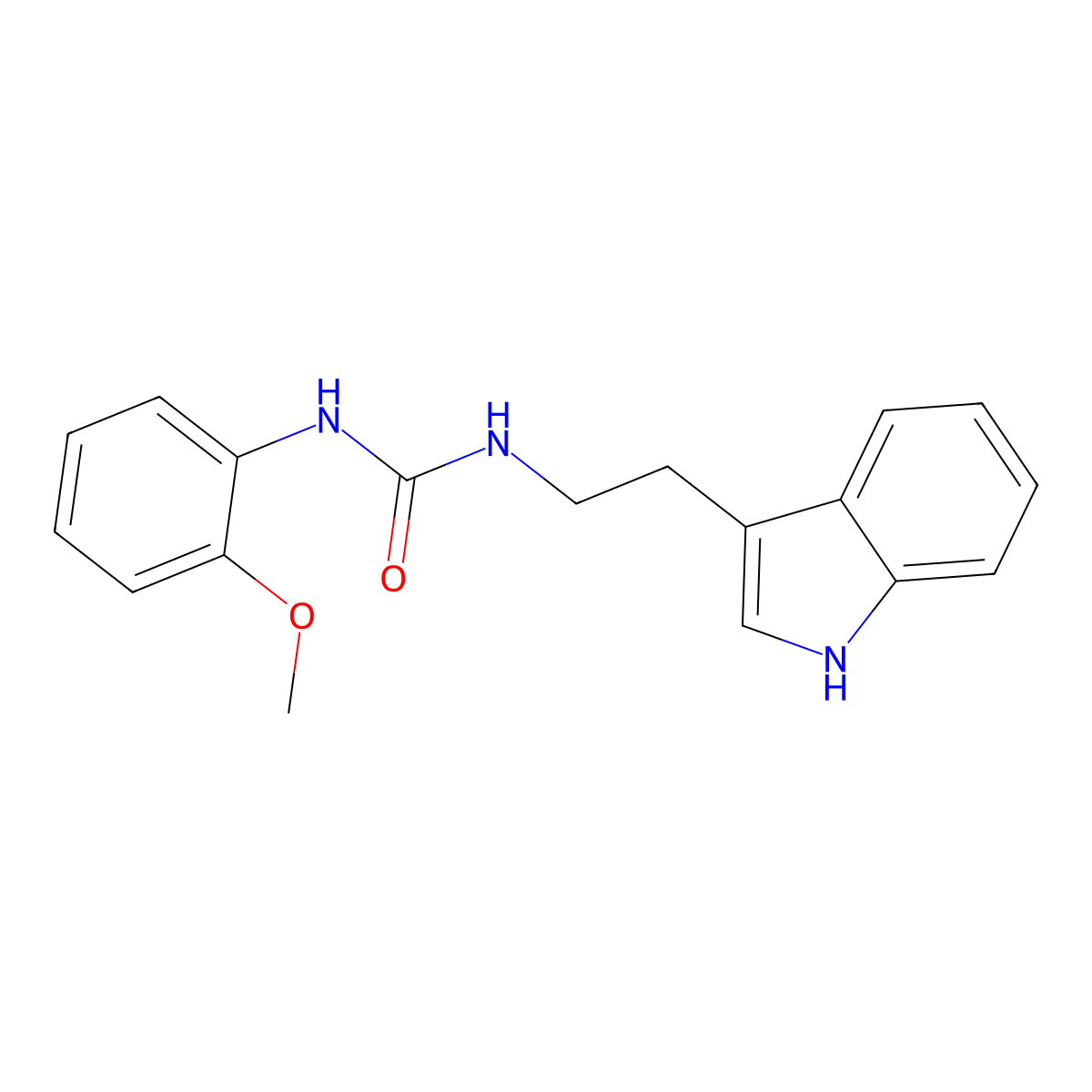1-[2-(1H-indol-3-yl)ethyl]-3-(2-methoxyphenyl)urea molecular structure, CAS 370585-41-4