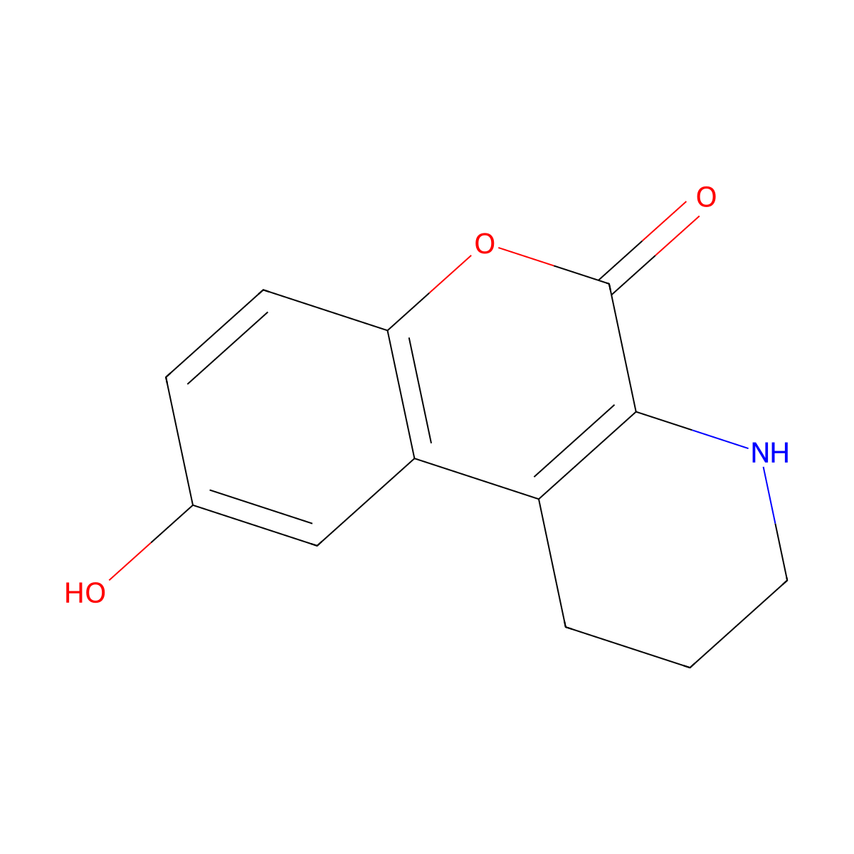 9-Hydroxy-1,2,3,4-tetrahydrochromeno[3,4-b]pyridin-5-one molecular structure, CAS 370586-05-3