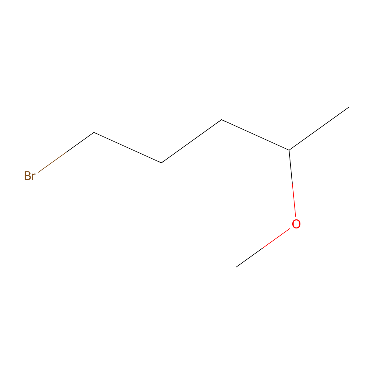 1-Bromo-4-methoxypentane molecular structure, CAS 3706-57-8