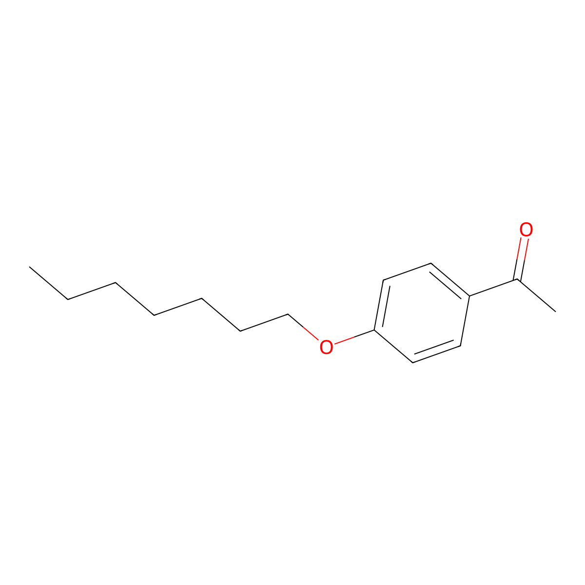 1-[4-(Heptyloxy)phenyl]ethanone molecular structure, CAS 37062-61-6