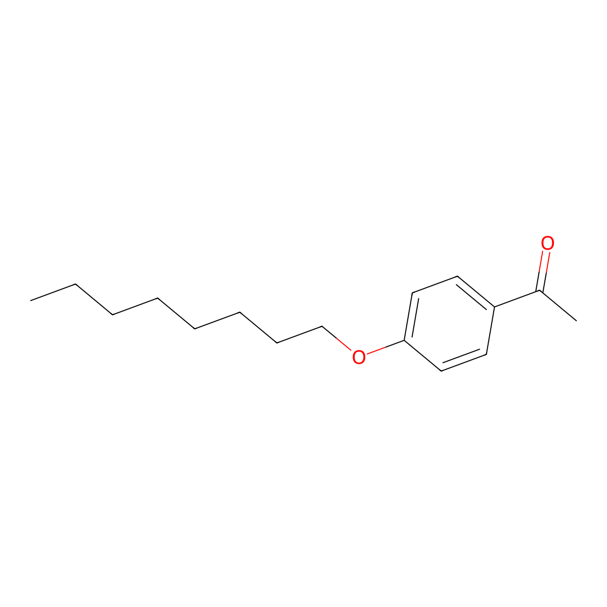 4'-Octyloxyacetophenone molecular structure, CAS 37062-63-8