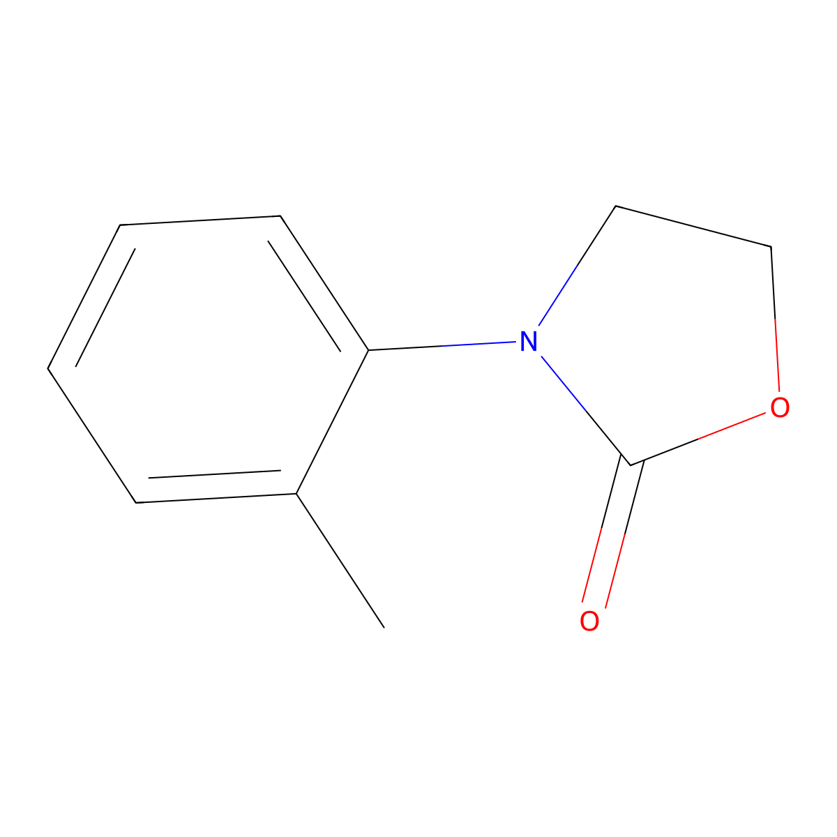 3-(2-Methylphenyl)-1,3-oxazolidin-2-one molecular structure, CAS 37072-63-2