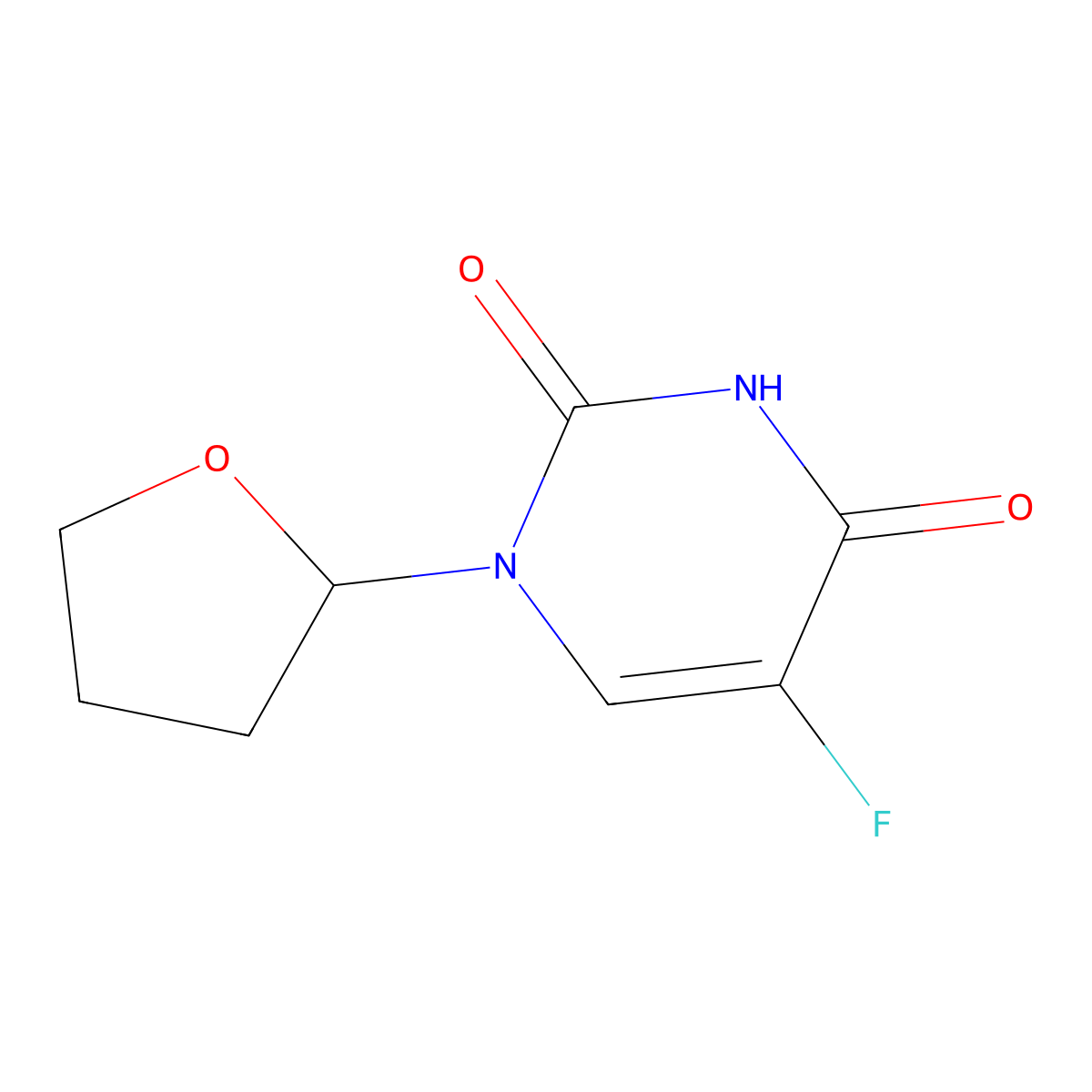 (R)-Ftorafur molecular structure, CAS 37076-68-9