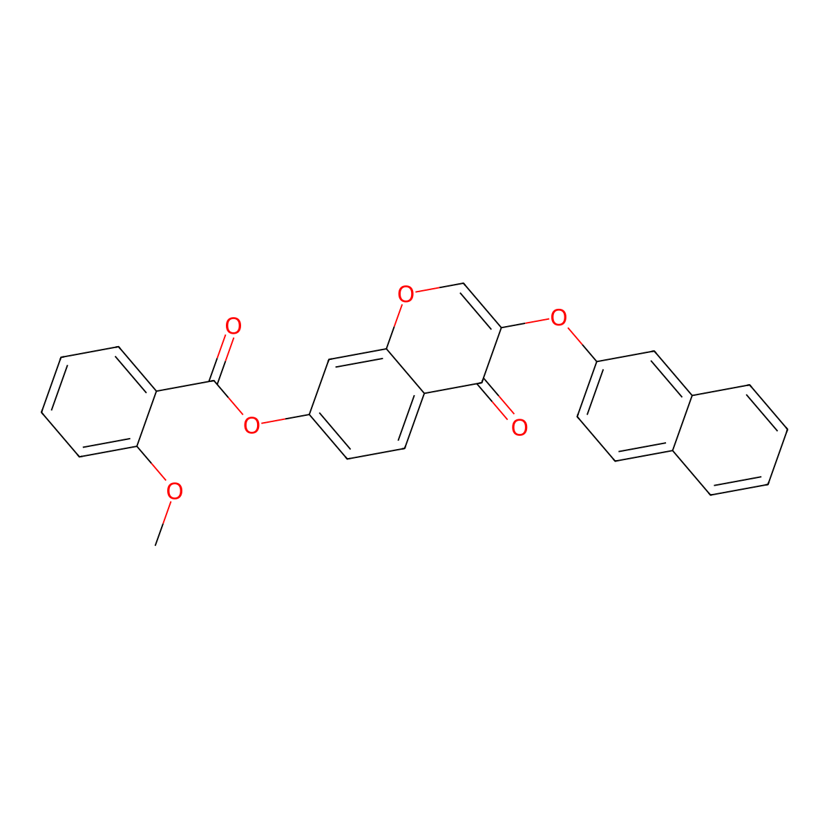 3-(2-naphthyloxy)-4-oxo-4H-chromen-7-yl 2-methoxybenzoate molecular structure, CAS 370841-10-4