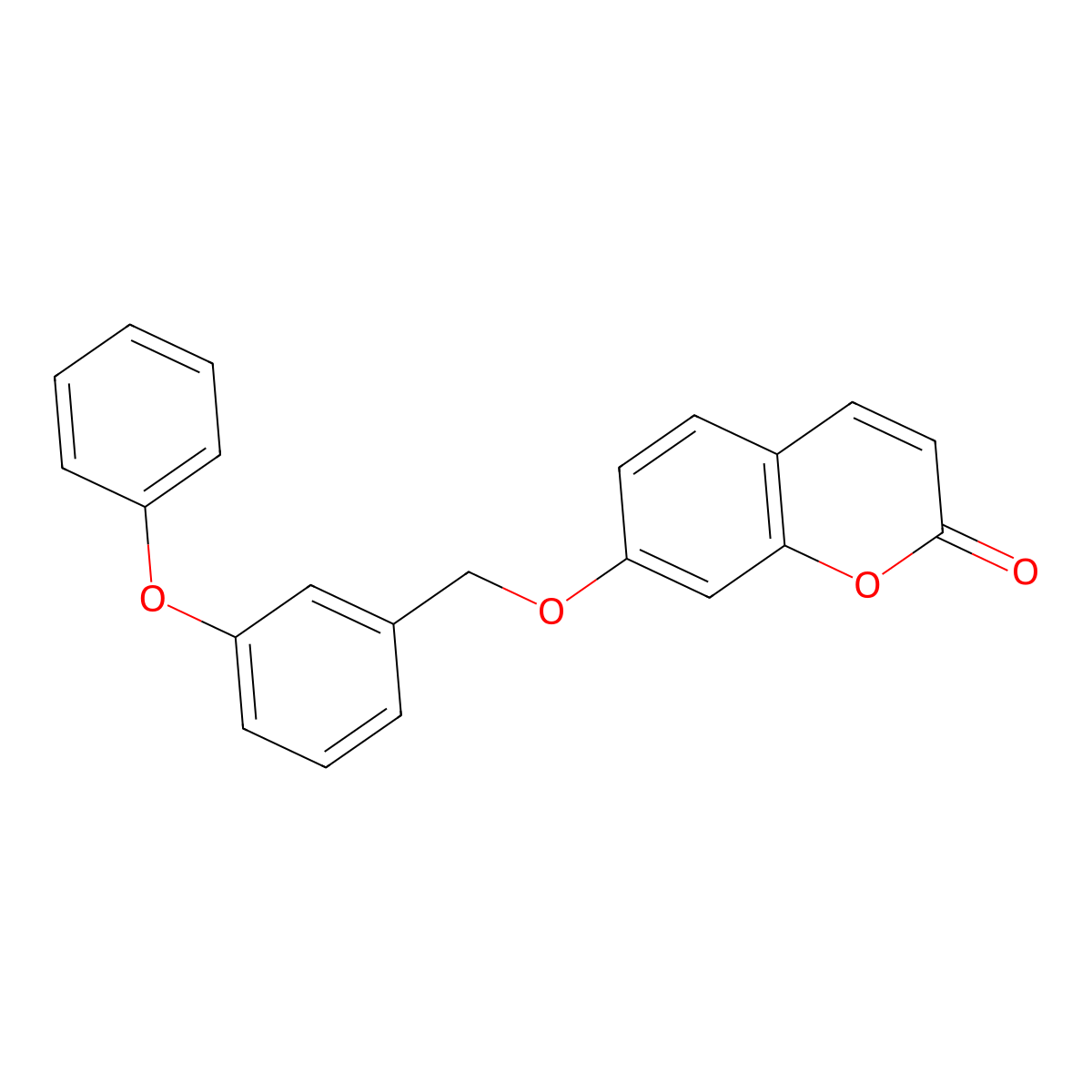 7-[(3-phenoxybenzyl)oxy]-2H-chromen-2-one molecular structure, CAS 370873-04-4
