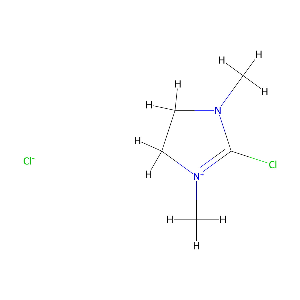 2-Chloro-1,3-dimethylimidazolinium chloride molecular structure, CAS 37091-73-9