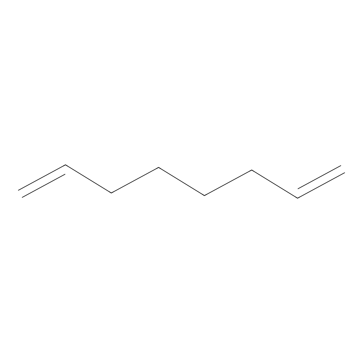 1,7-Octadiene molecular structure, CAS 3710-30-3