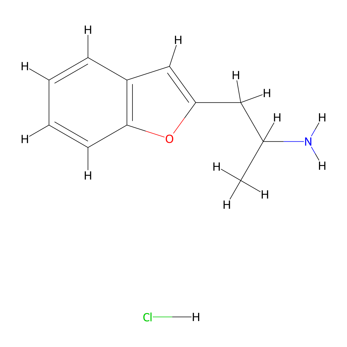 2-APB (hydrochloride) molecular structure, CAS 3710-48-3