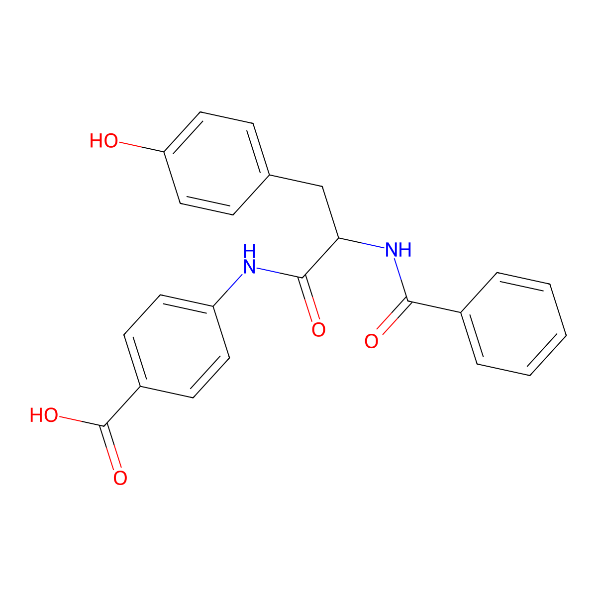 Bentiromide molecular structure, CAS 37106-97-1