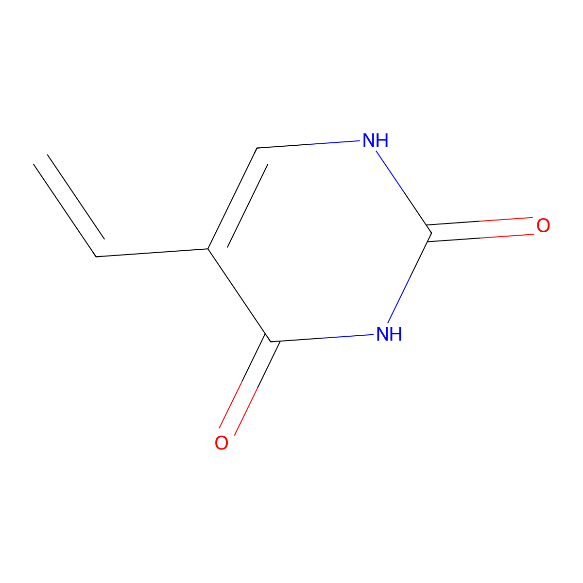 5-Vinyluracil molecular structure, CAS 37107-81-6