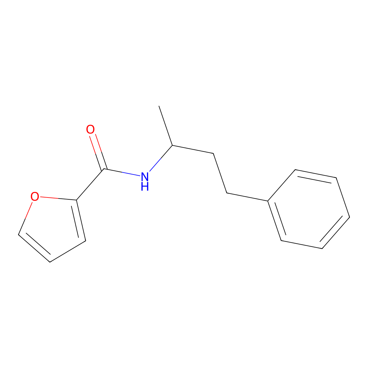N-(4-phenylbutan-2-yl)furan-2-carboxamide molecular structure, CAS 371117-59-8
