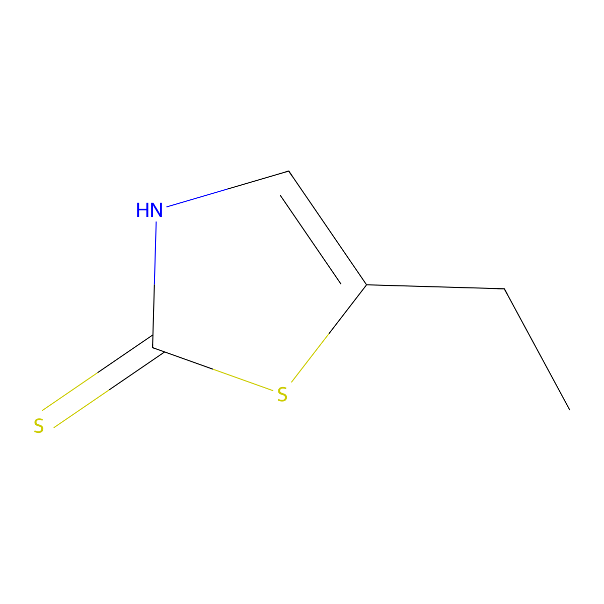 5-Ethyl-2-mercaptothiazole molecular structure, CAS 371120-77-3