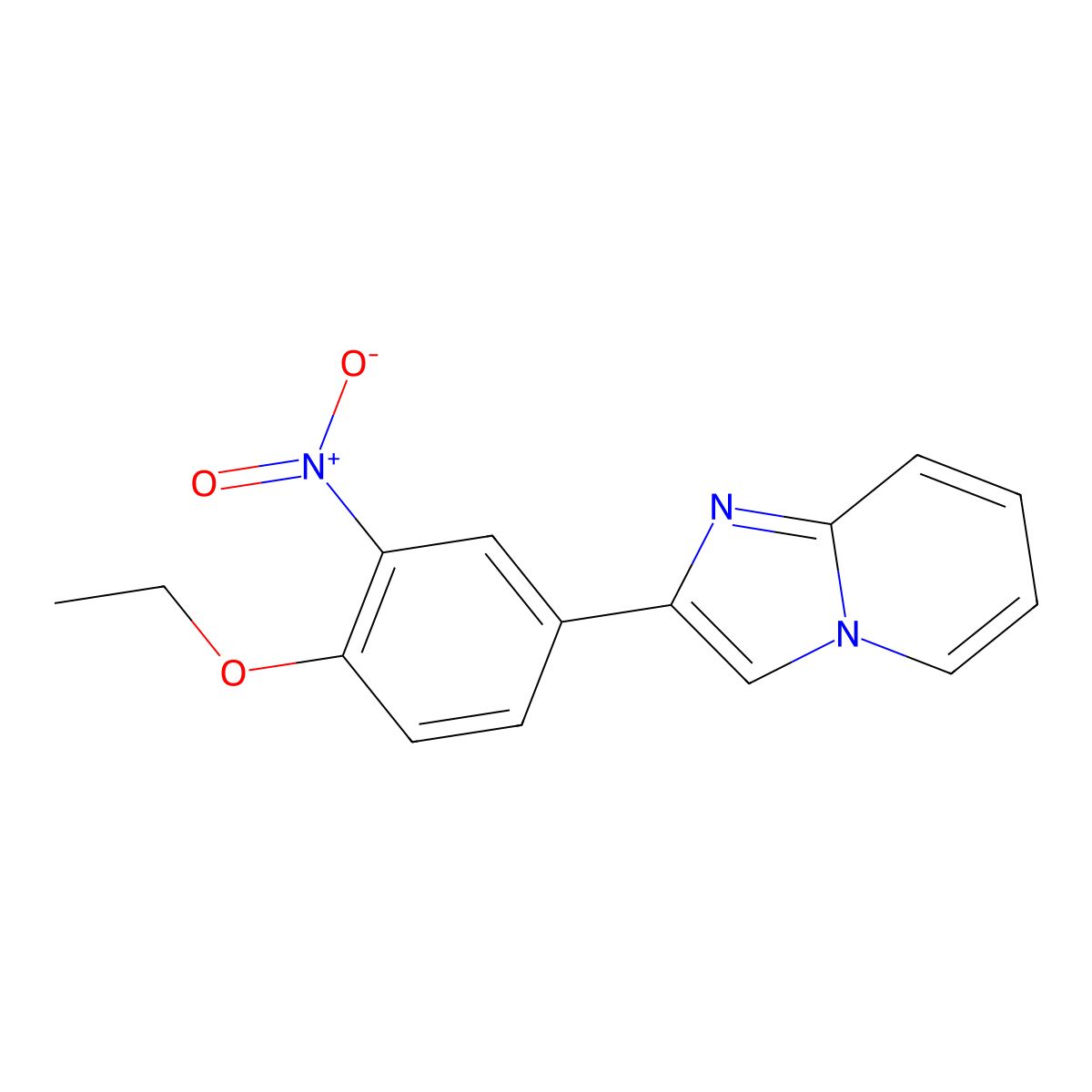 2-(4-Ethoxy-3-nitrophenyl)imidazo[1,2-a]pyridine molecular structure, CAS 371141-09-2