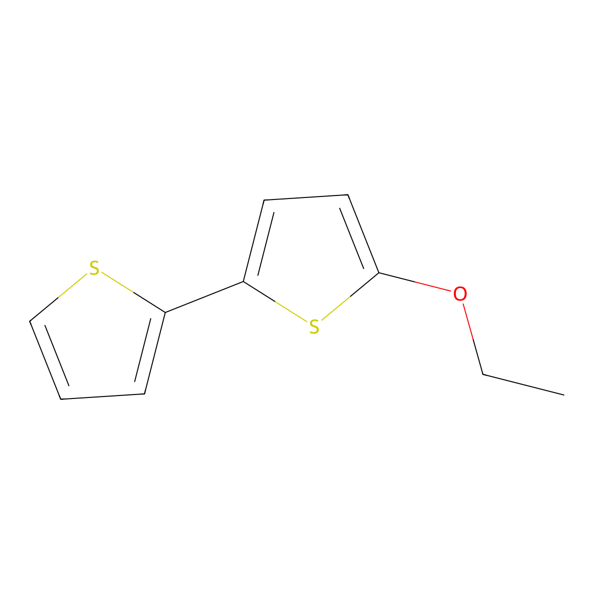 5-Ethoxy-2,2'-bithiophene molecular structure, CAS 371149-34-7