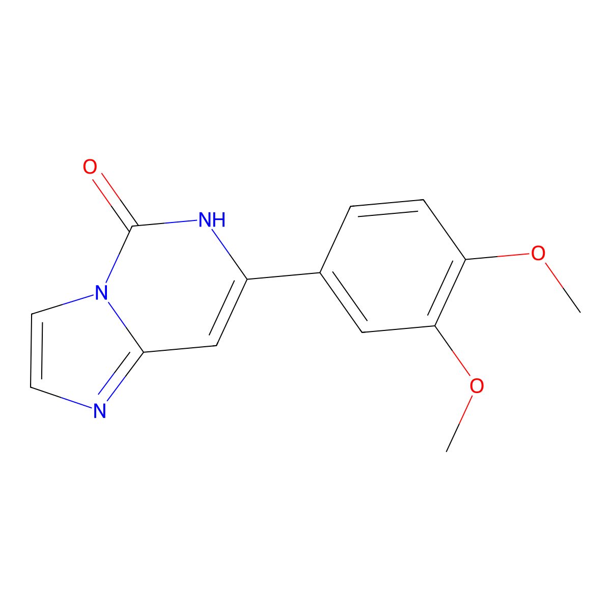 7-(3,4-Dimethoxyphenyl)imidazo[1,2-c]pyrimidin-5-ol molecular structure, CAS 371171-04-9