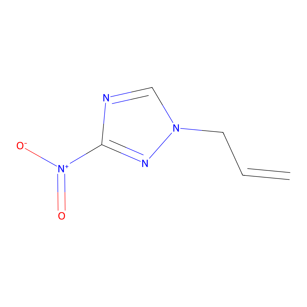 1-Allyl-3-nitro-1H-1,2,4-triazole molecular structure, CAS 371201-70-6
